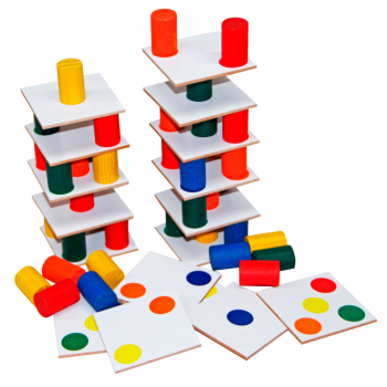 Carlu Brinquedos - Prancha de Seleção Pequena Jogo Educativo, 3+ Anos, 16  Peças, Multicolorido, 1078