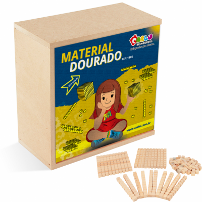 Material Dourado  611 Peças