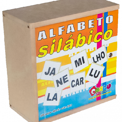 Alfabeto Silábico 350 Peças