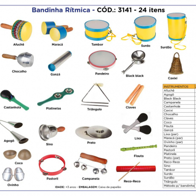 Bandinha Rítmica 24 instrumentos