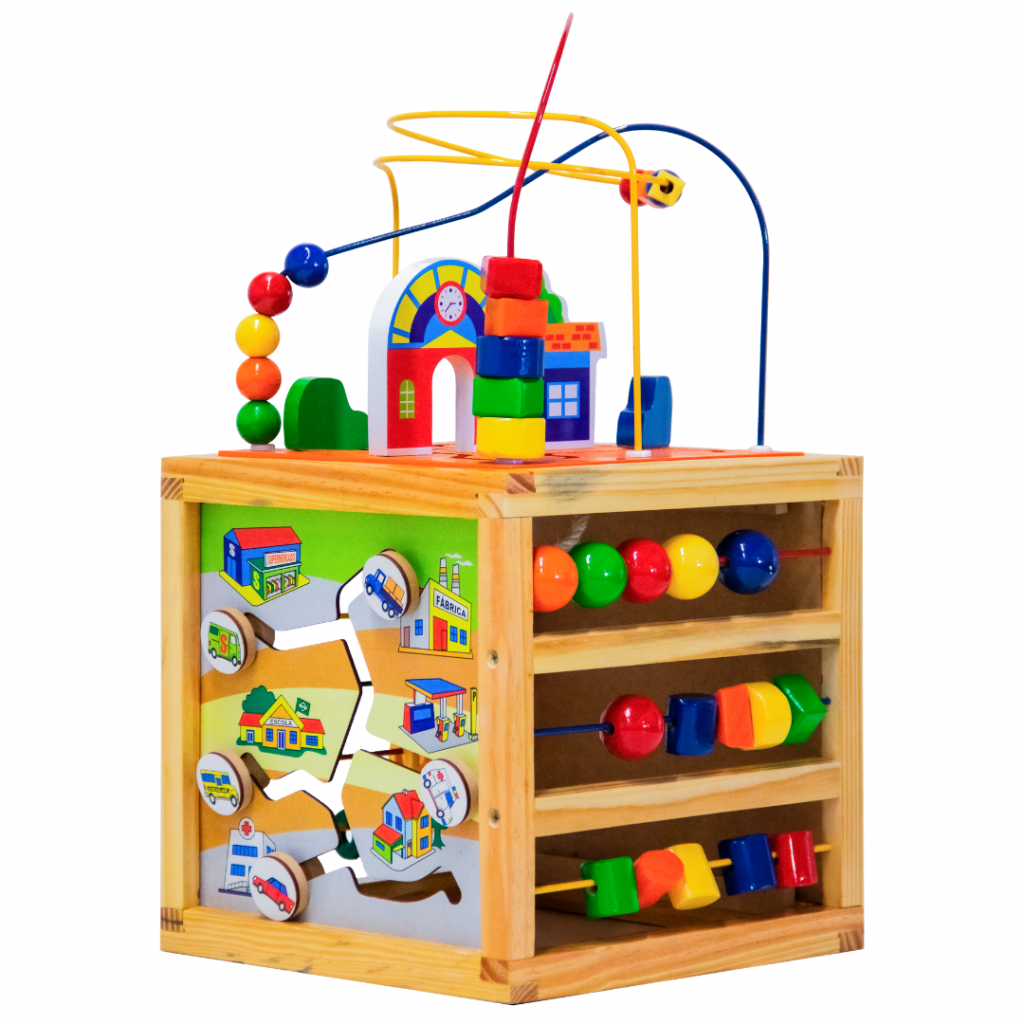 5 em 1 Brinquedo Educativo Aramado Casinha Bebê Lousa Pedagógico Jogo  Aramada Para Creche ou Escola 3 anos