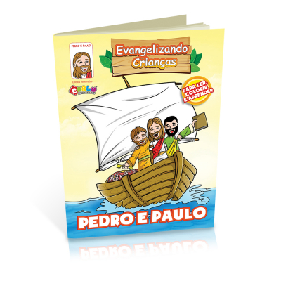 Livrinho para Colorir - Pedro e Paulo